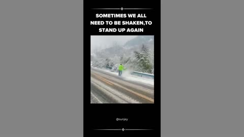 Sometimes we all need to be shaken