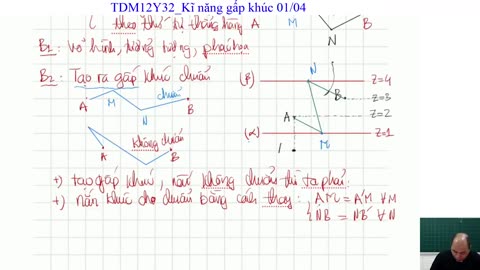 "TDM12Y32. Kĩ năng gấp khúc 01 "