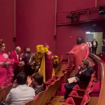 Drag Queens Protest President Trump and First Lady Melania Trump at the Kennedy Center