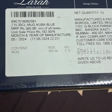 promoting a premium brand of mug