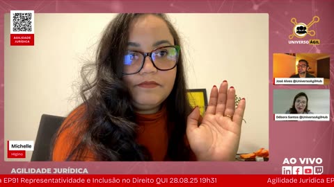 #AgilidadeJuridica EP91 Representatividade e Inclusão no Direito QUI 28.08.25 19h31