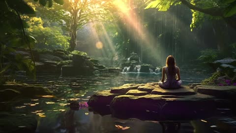 Forest Sounds with Birds Chirping and Piano Music | Nature Ambience for Deep Relaxation Relaxing