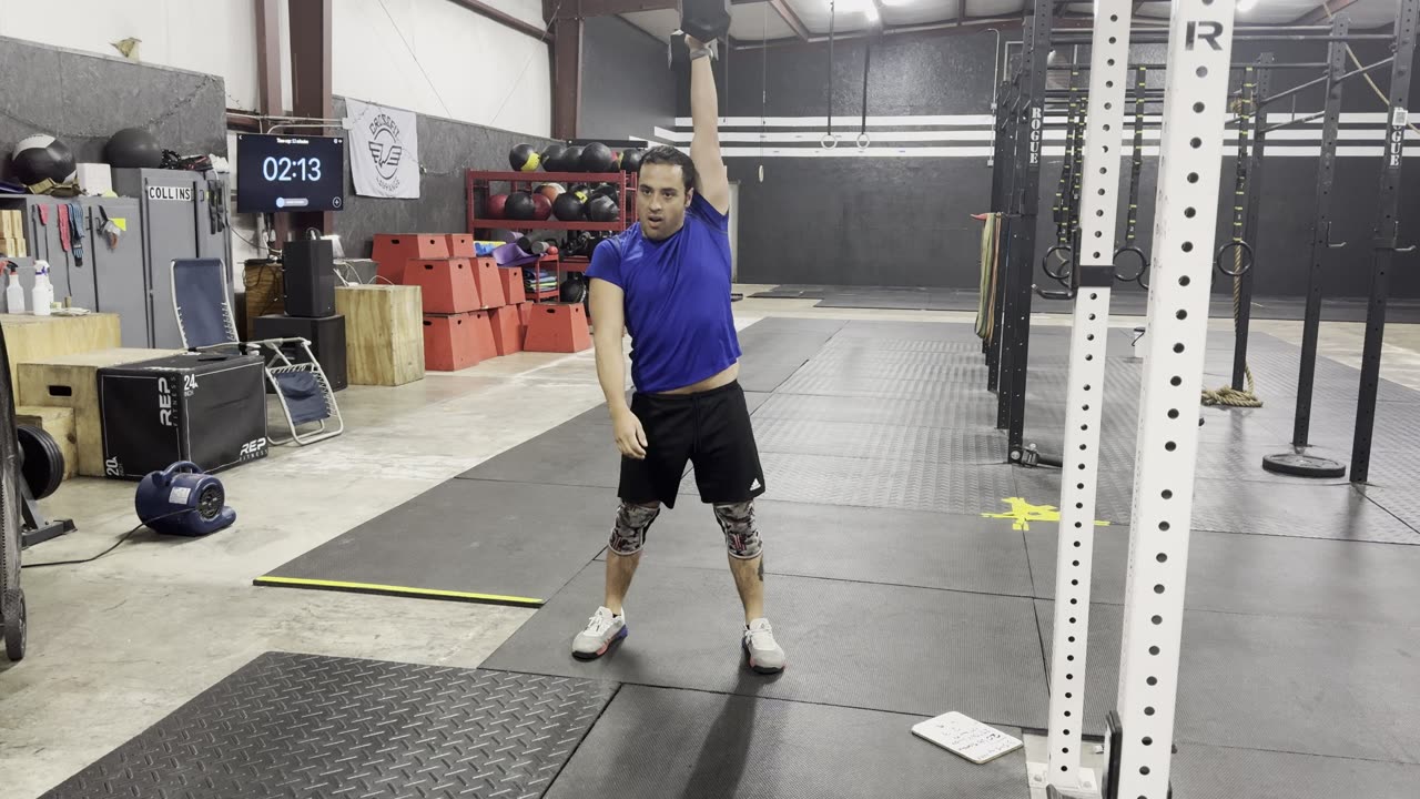 Deadlift Heavy Set of 5 Reps; 5 Rds 20 Db Snatches, 25' Suitcase Lunges 50lbs *Add 25' Each Rd