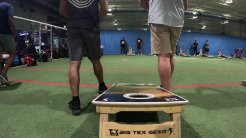 7.24.25 TCL NTC Cornhole A league week 6 - Match 1, game 2