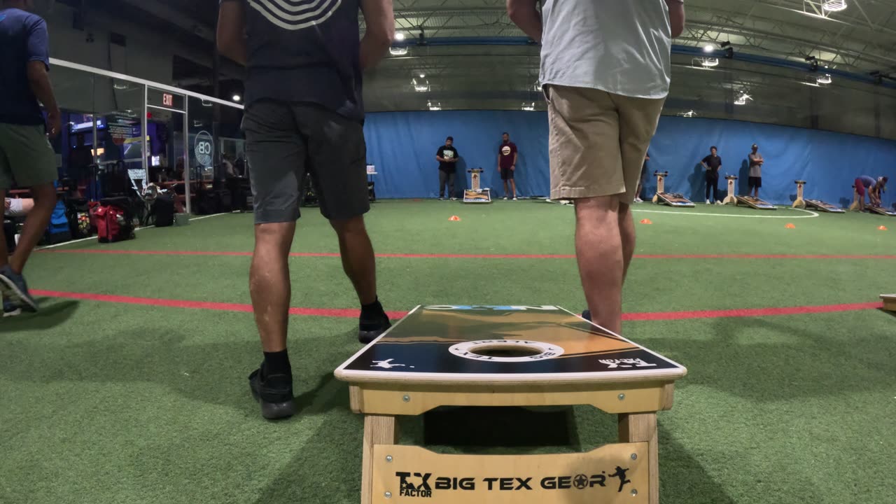 7.24.25 TCL NTC Cornhole A league week 6 - Match 1, game 2