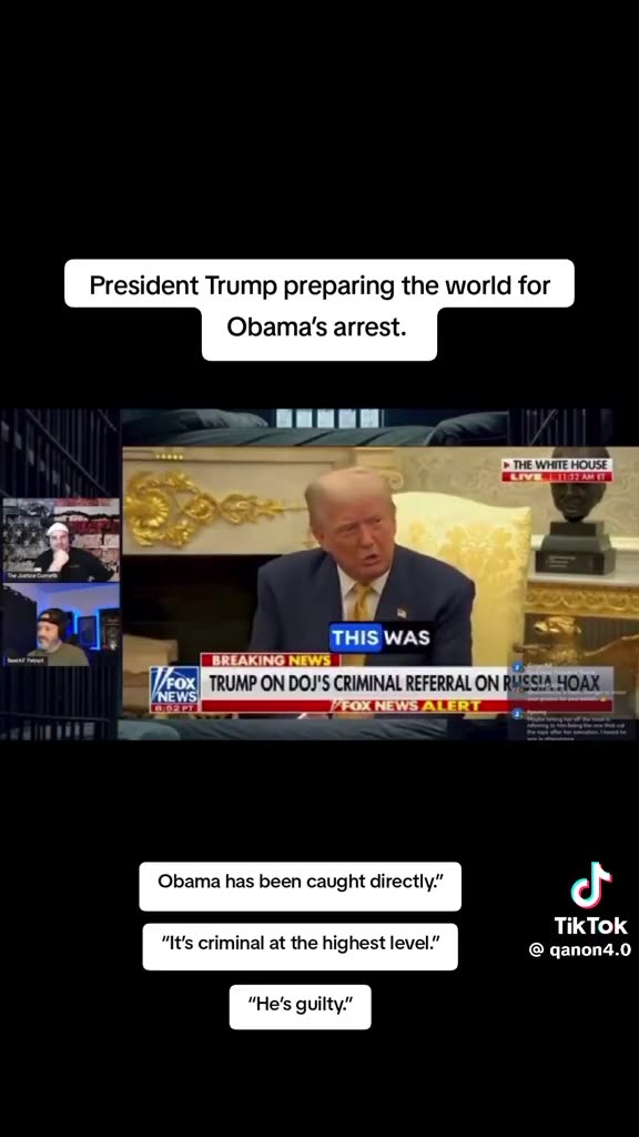 President Trump Is Preparing The Public For Obama’s Arrest