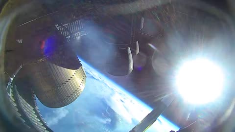 After stage separation, Super Heavy flipped in a controlled direction for the first