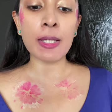 I Swore This Flower Hack Was Perfect Until… 💀💄 #MakeupFail