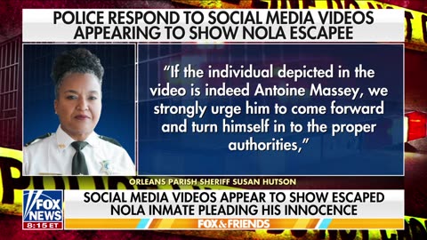 Escaped New Orleans inmate pleading to Trump for help