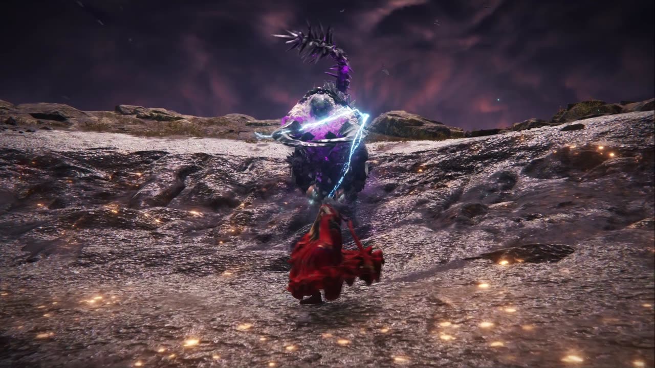 Elden Ring Falling Star Beast boss fight