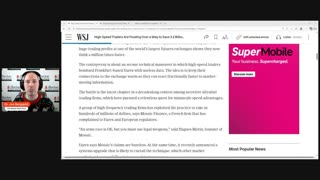 Major high frequency trading firms are now battling over milliseconds!