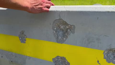 Can a Concrete Highway Barrier Stop a 50 Cal Sniper Rifle?
