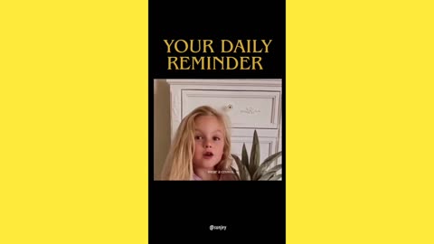 Daily reminder