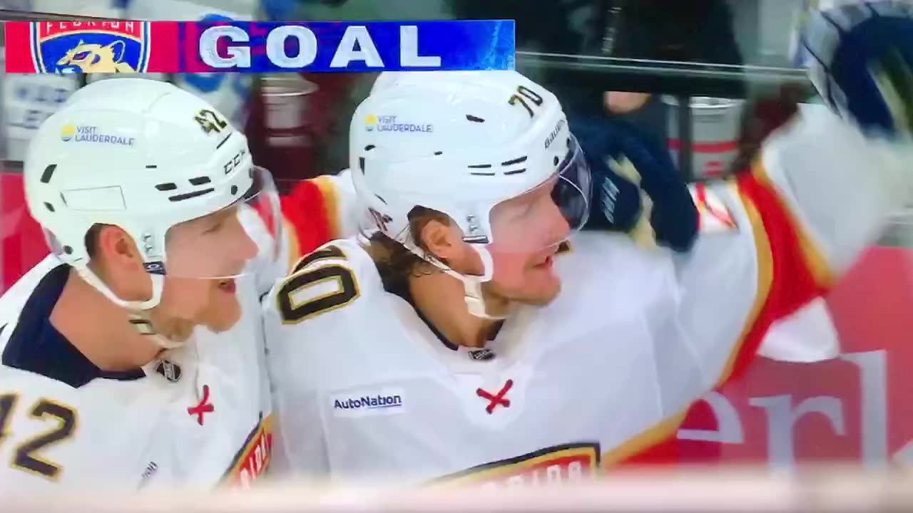 Panthers C #70 Jesper Boqvist 🥅(1)🏒Redirected Goal