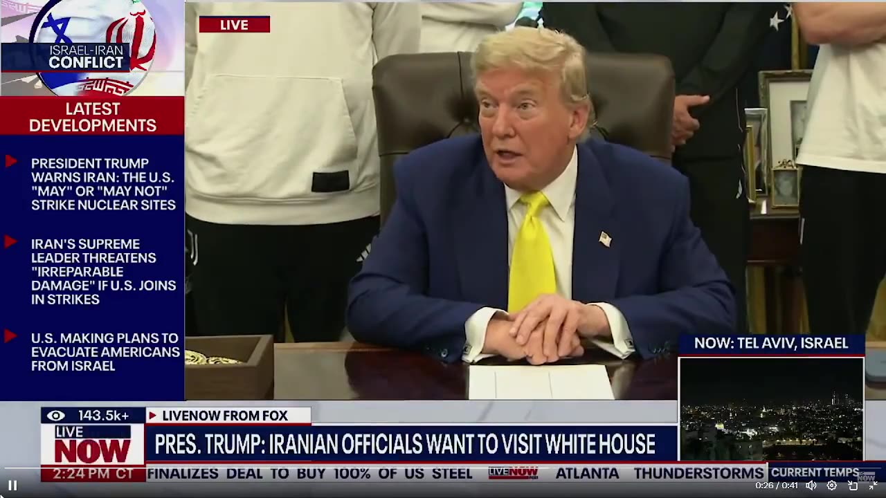 TỔNG THỐNG TRUMP: "Tôi đã hỏi Tucker - ông có đồng ý để vũ khí hạt nhân trong tay Iran không?