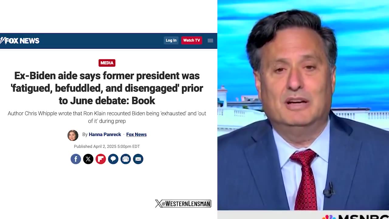 Ex-Biden advisor Ron Klain: Biden was “out of it” prior to debating Trump.