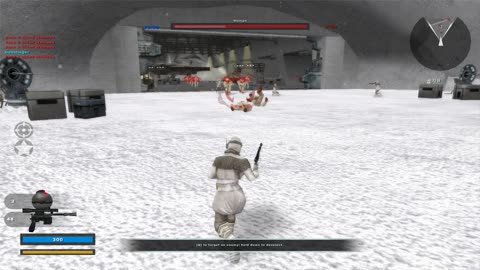 SWBF2 2005: Instant Action Hunt Rebels Hoth Gameplay