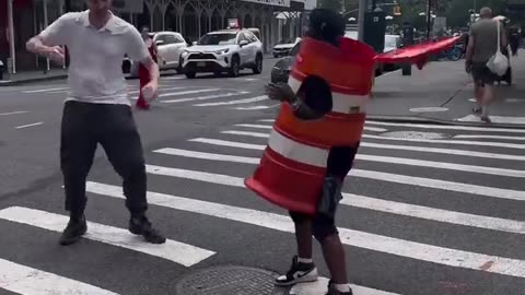 😂🚶‍♂️ The Most Relaxed Street Crossing Ever! | FunFM