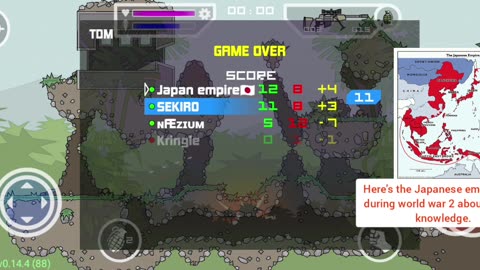 MiniMilitia legendary match between Japanese player and Indian pro player