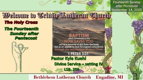The Holy Cross | Luther's Small Catechism: The Blessings of Baptism
