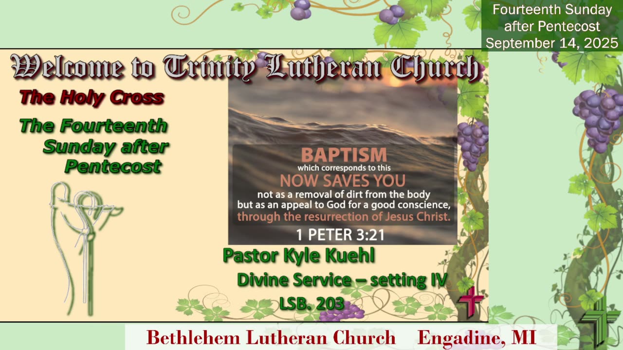 The Holy Cross | Luther's Small Catechism: The Blessings of Baptism