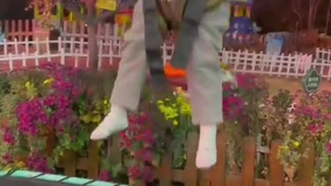 Joyful Moments in China: Family Fun with Trampoline Jumping! 🇨🇳🌟 #happytimes #FamilyPlaytime