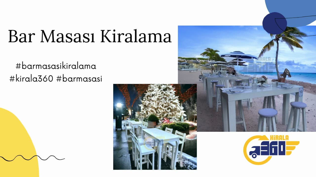Bar Masası Kiralama