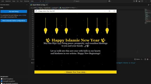 🌙 Happy Islamic New Year 2025 | Beautiful Animated Greeting | Hijri 1447 Mubarak ✨