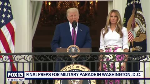 Final preps for military parade in Washington, D.C.