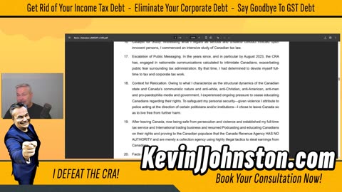 ⚖️ THE CRA SUED FOR $100 MILLION ⚖️ - EPISODE 87 of THE TAX & MONEY SHOW