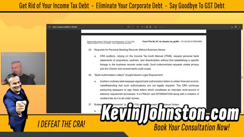 ⚖️ THE CRA SUED FOR $100 MILLION ⚖️ - EPISODE 87 of THE TAX & MONEY SHOW