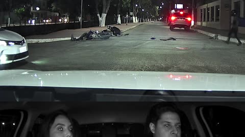 Driver Flees After Head-On Collision With Motorcycle