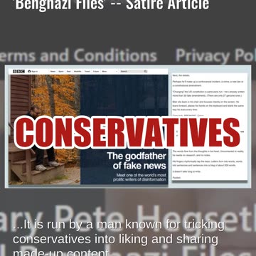 Fact Check: Defense Secretary Pete Hegseth Did NOT Declassify All 'Benghazi Files' -- Satire Article