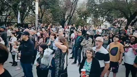 Charlie Kirk Vigil - Calgary, Alberta