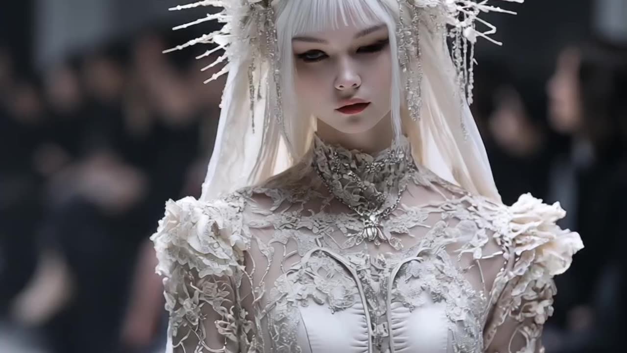 【White Gothic Bride】• A Dark Fairytale Sealed in Lace