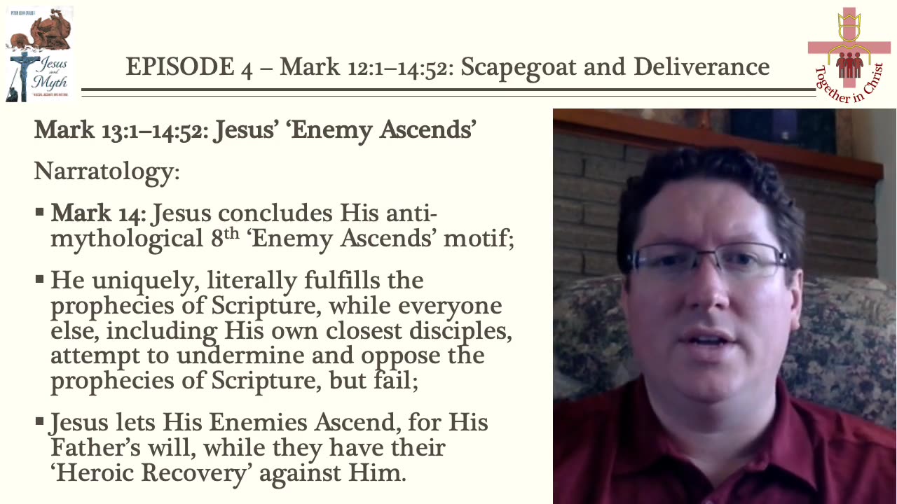 Jesus Lets Himself Be Scapegoated to Deliver Us All from Sin and Death – Mark 14:1–52
