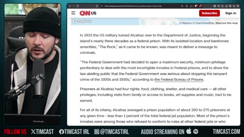 Trump To REOPEN Alcatraz Island, Plans To House Criminal Aliens & Terrorists