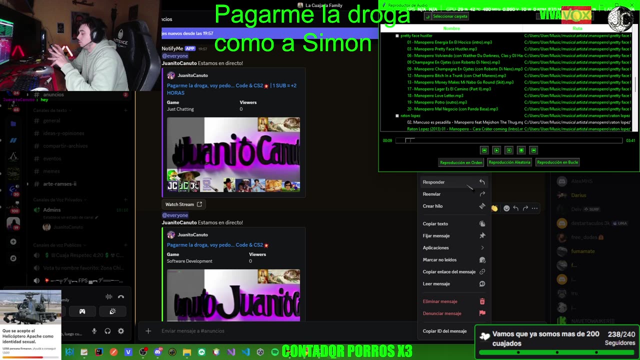 Pagarme la droga, voy pedo... Code & CS2💥