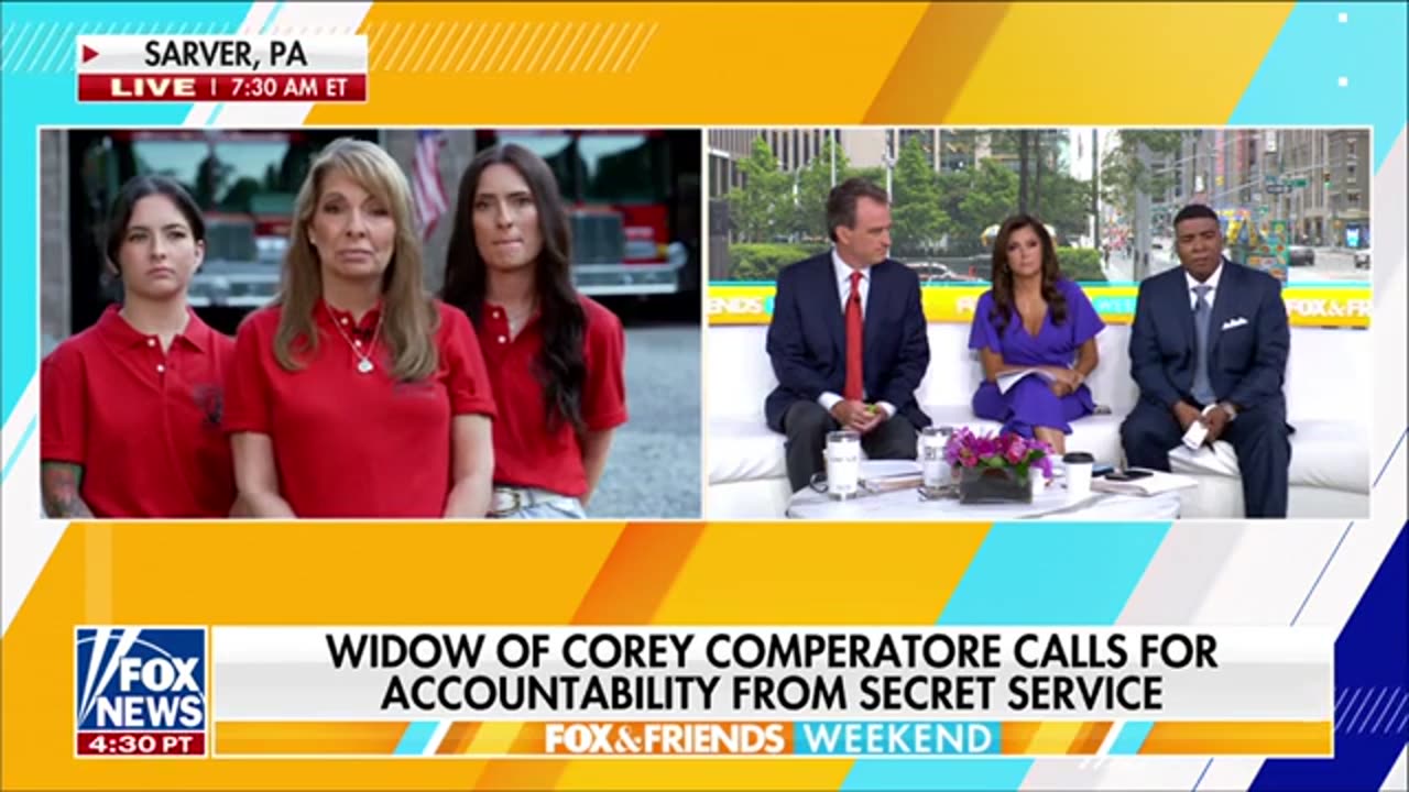 CRISIS ACTOR WIFE OF FIREFIGHTER COREY COMPERATORE ON 1 YEAR ANNIVERSARY OF DEATH.