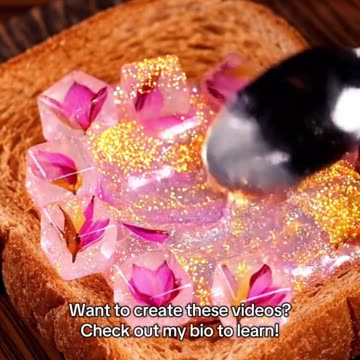 Spreading Enchanted Butters on Toast #oddlysatisfying #asmr #viral #shorts #fyp #reels