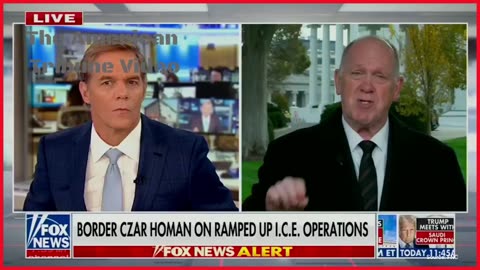 WATCH: Tom Homan Vows to Flood NYC with ICE Agents after Mamdani’s Elections