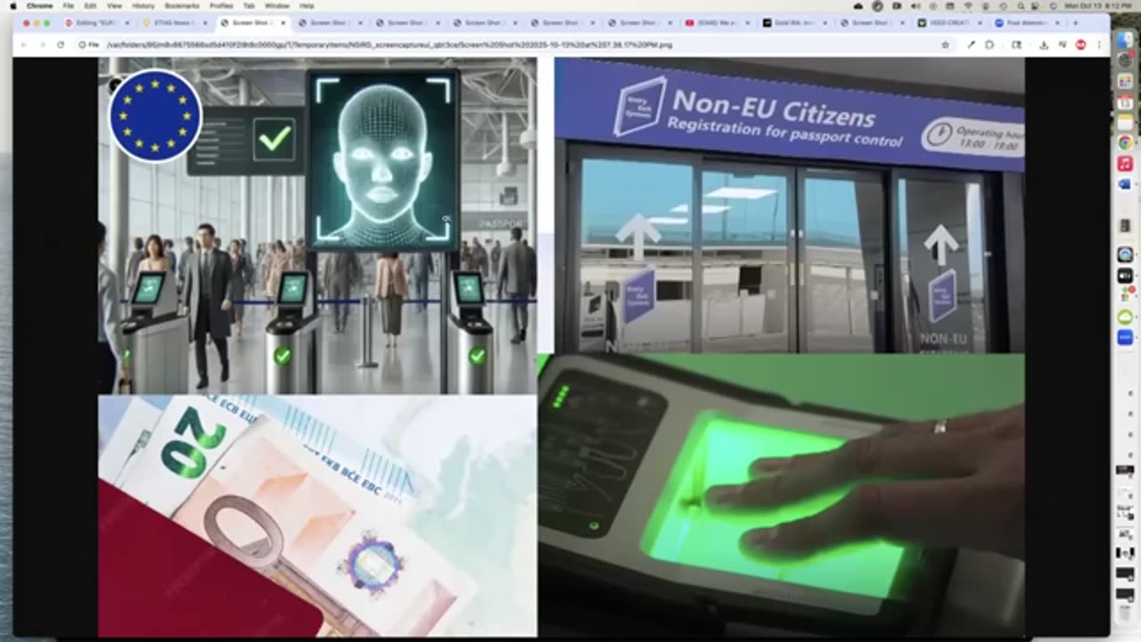 EUROPE'S NEW BIOMETRIC BORDER CONTROL! 🤨