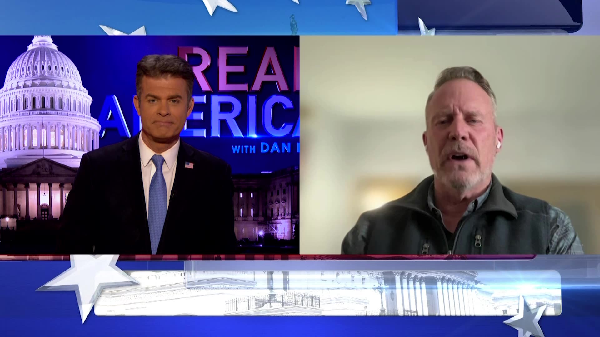 REAL AMERICA -- Dan Ball Mark Geist, Pete Hegseth Promises A Non-Woke Military, 5/7/25