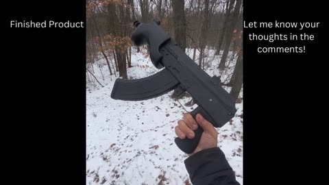 How to stain a Century Arms Micro Draco handguard all black or “Jet Black”