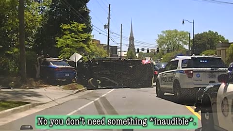 Rookie Cop Get Crushed by High-Speed PIT