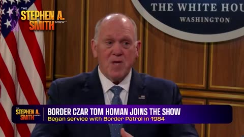 Border Czar Tom Homan talks with Stephen A Smith