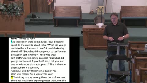 FCWC Live Stream: - GOD SPEAK Matthew 11 - Rev Tom Hazelwood