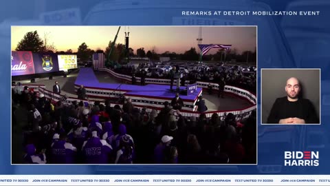 Joe Biden, President Barack Obama, & Stevie Wonder Speak LIVE in Detroit, Michigan