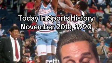 THE HISTORIC SPORTS MOMENT OF NOVEMBER 20th, 1990