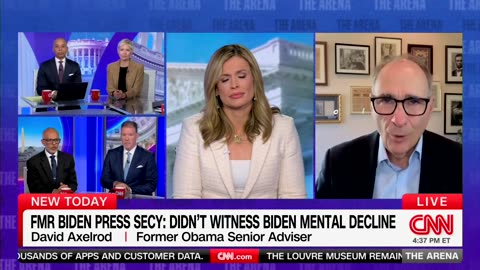 David Axelrod Stumbles When Asked If Karine Jean-Pierre Lied About Joe Biden’s Mental Decline